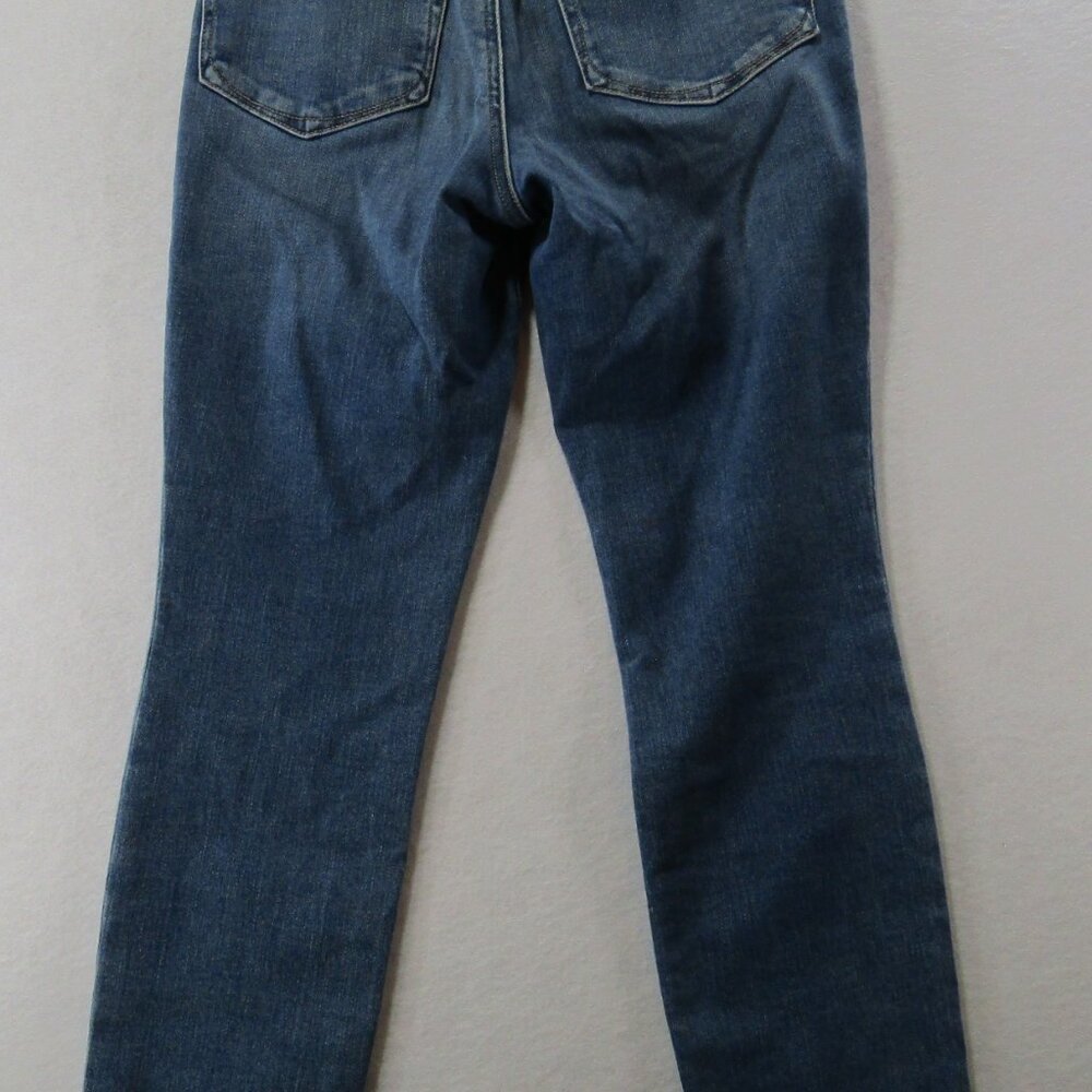 Good American Blue Good Curve Straight High Rise Jeans Women's Size 4 / 27 - Picture 8 of 11